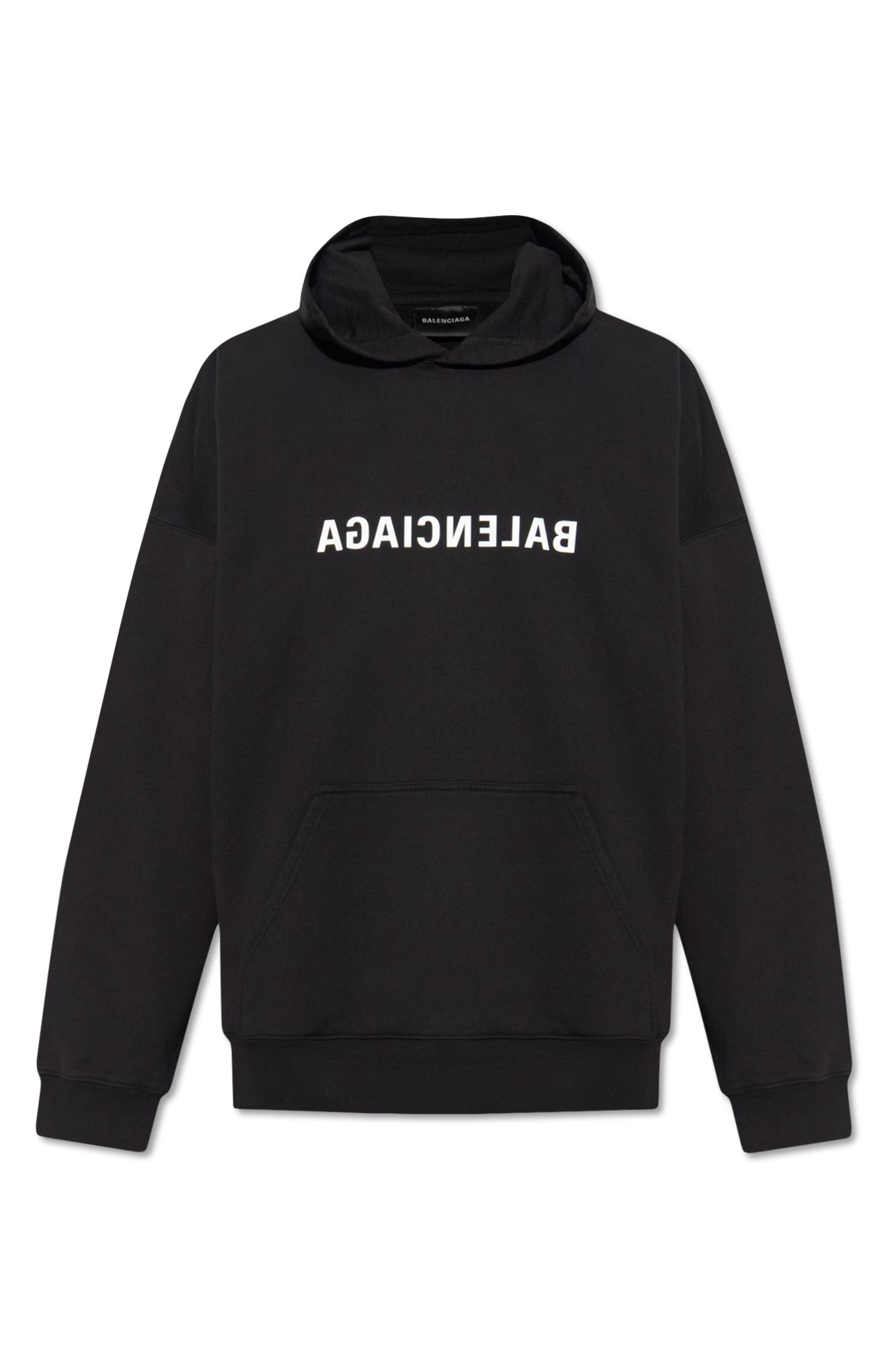 SchaferandweinerShops Myanmar Black Refresh your collection with this Sherpa OTH Hoodie from Balenciaga Russell Athletic cropped tie dye hoodie in black